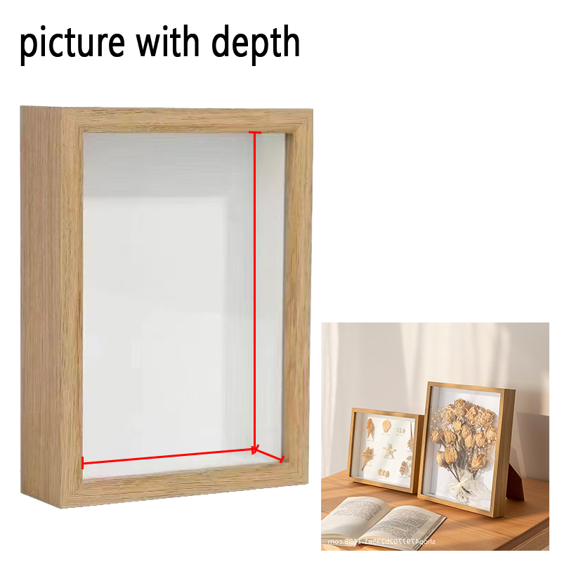 Bamboo Photo Frame - Cornici 3D in Legno Profondità 3cm,