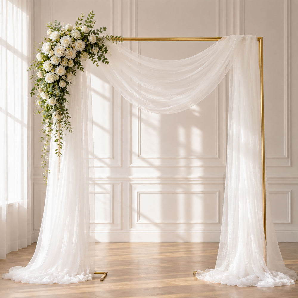 Linen Table Runner - 1 confezione di tessuto in tulle