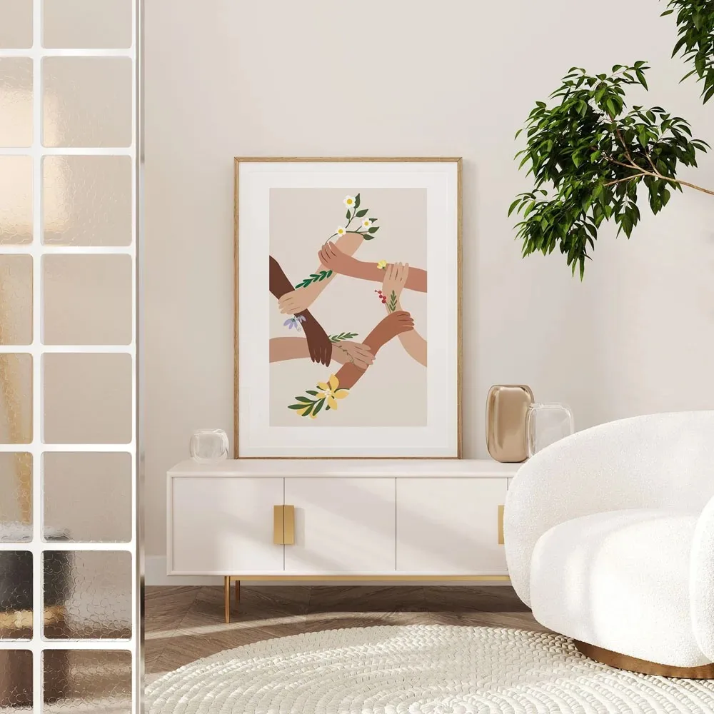 Abstract Feminist Color Letter - Home Decor Y2K recensione e prezzo