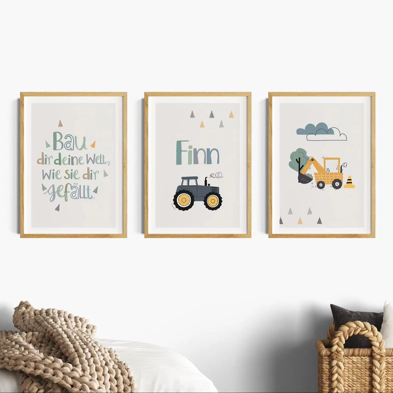 Set di 3 Poster in Tela con St - Home Decor Theme recensione e prezzo