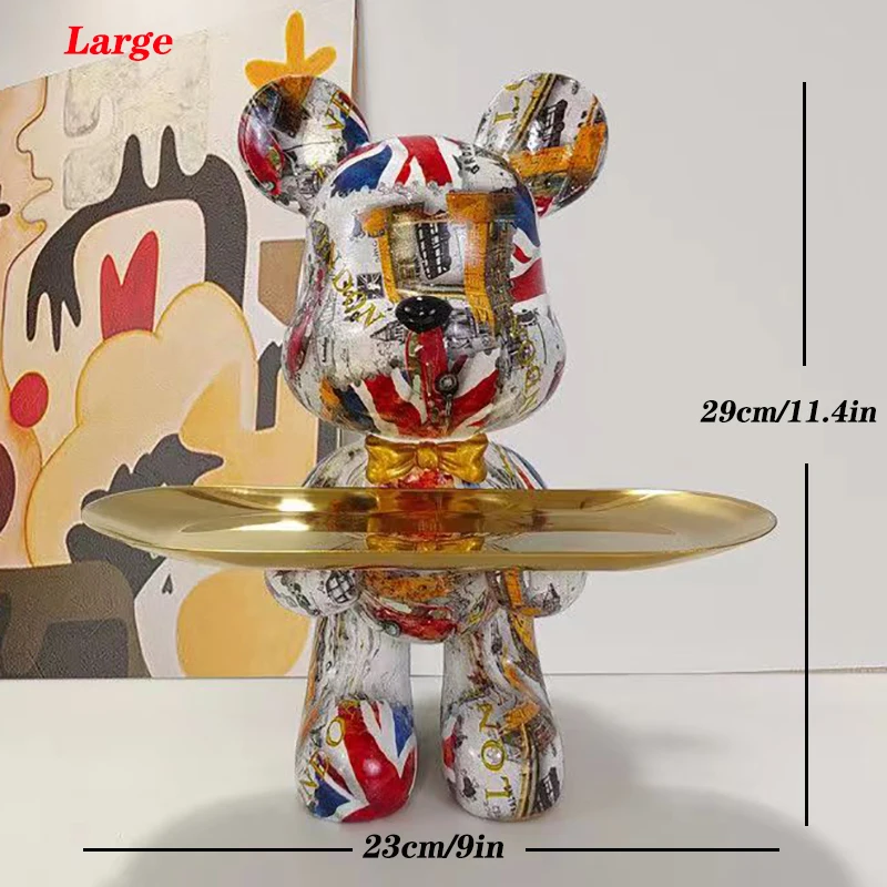 29 cm Graffiti Orso Figurina D - Home Decor Y2K recensione e prezzo