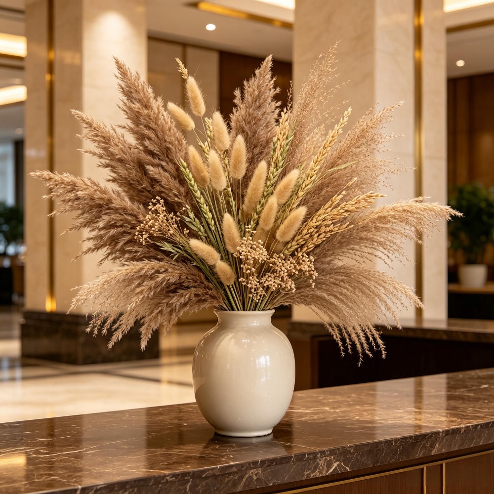 1 mazzo di fiori secchi assort - Pampas Grass Decor recensione e prezzo