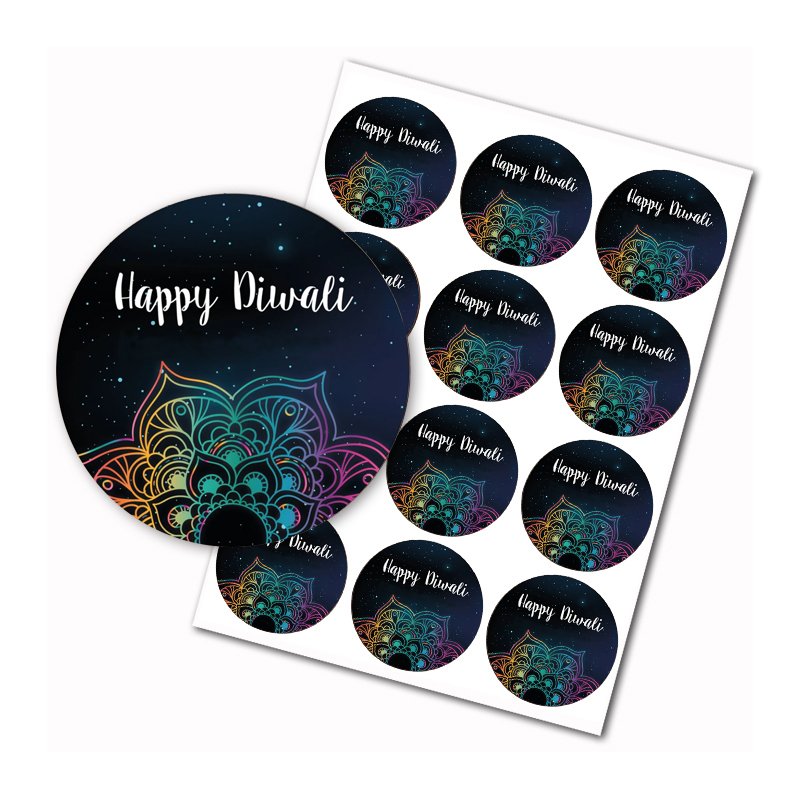 Happy Diwali stickers Indian F - Home Decor Indonesia recensione e prezzo