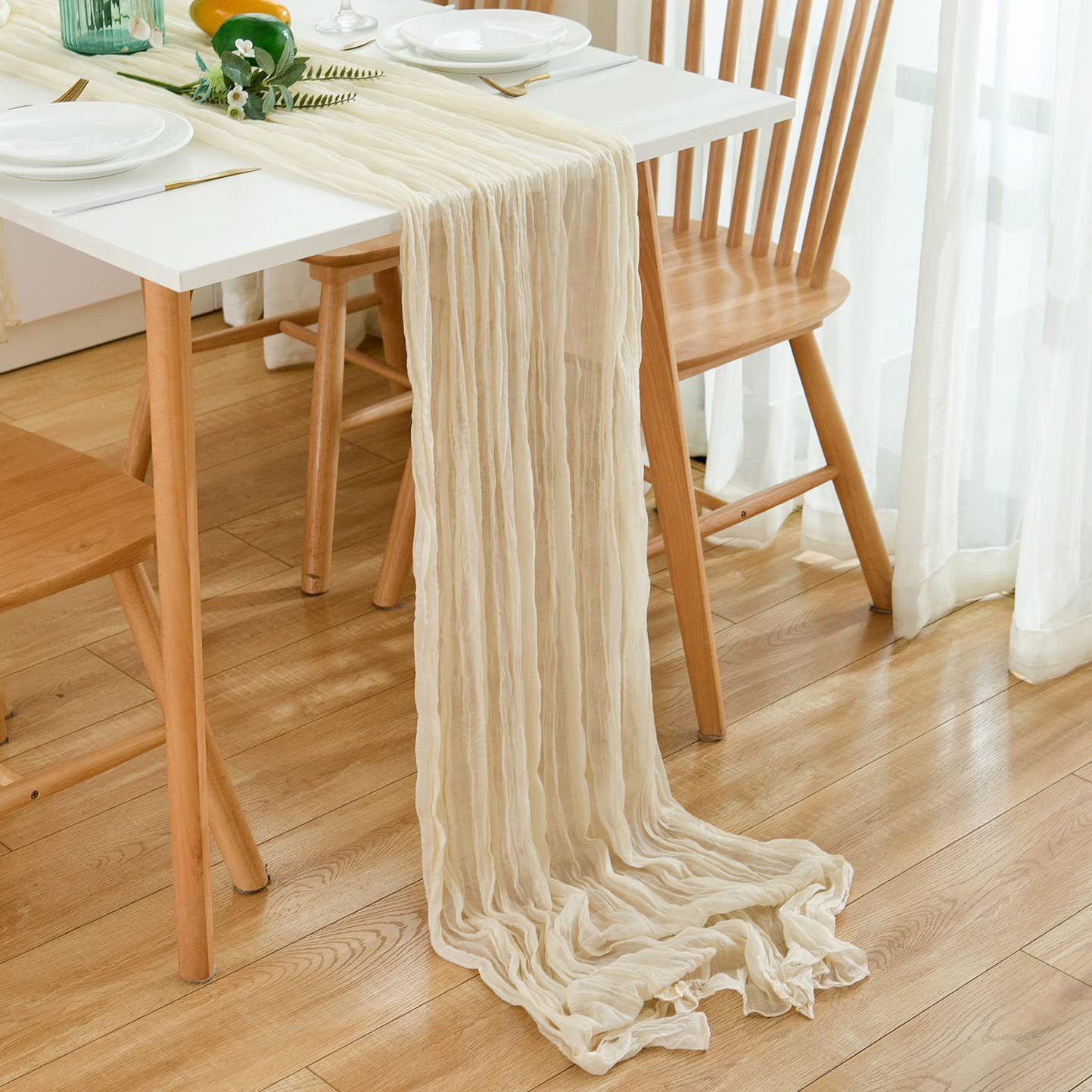 Runner da tavolo in garza anti - Linen Table Runner recensione e prezzo