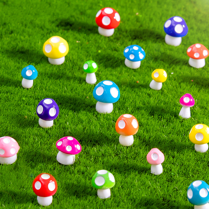 20 pz Mini Fungo Figurine In R - Home Decor Za recensione e prezzo