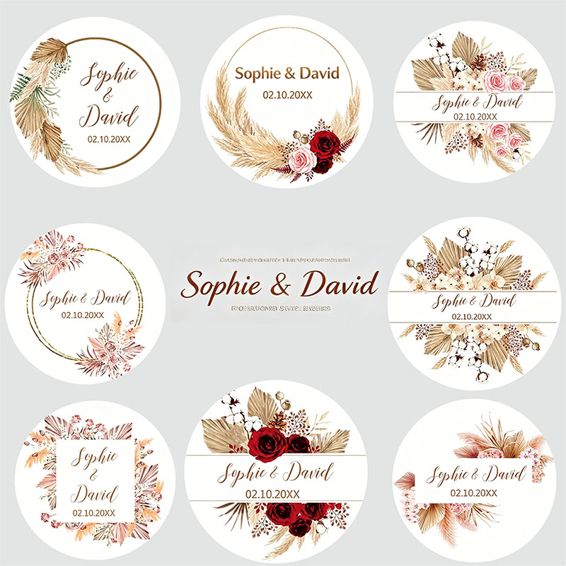 Adesivi Personalizzati Boho pe - Pampas Grass Decor recensione e prezzo