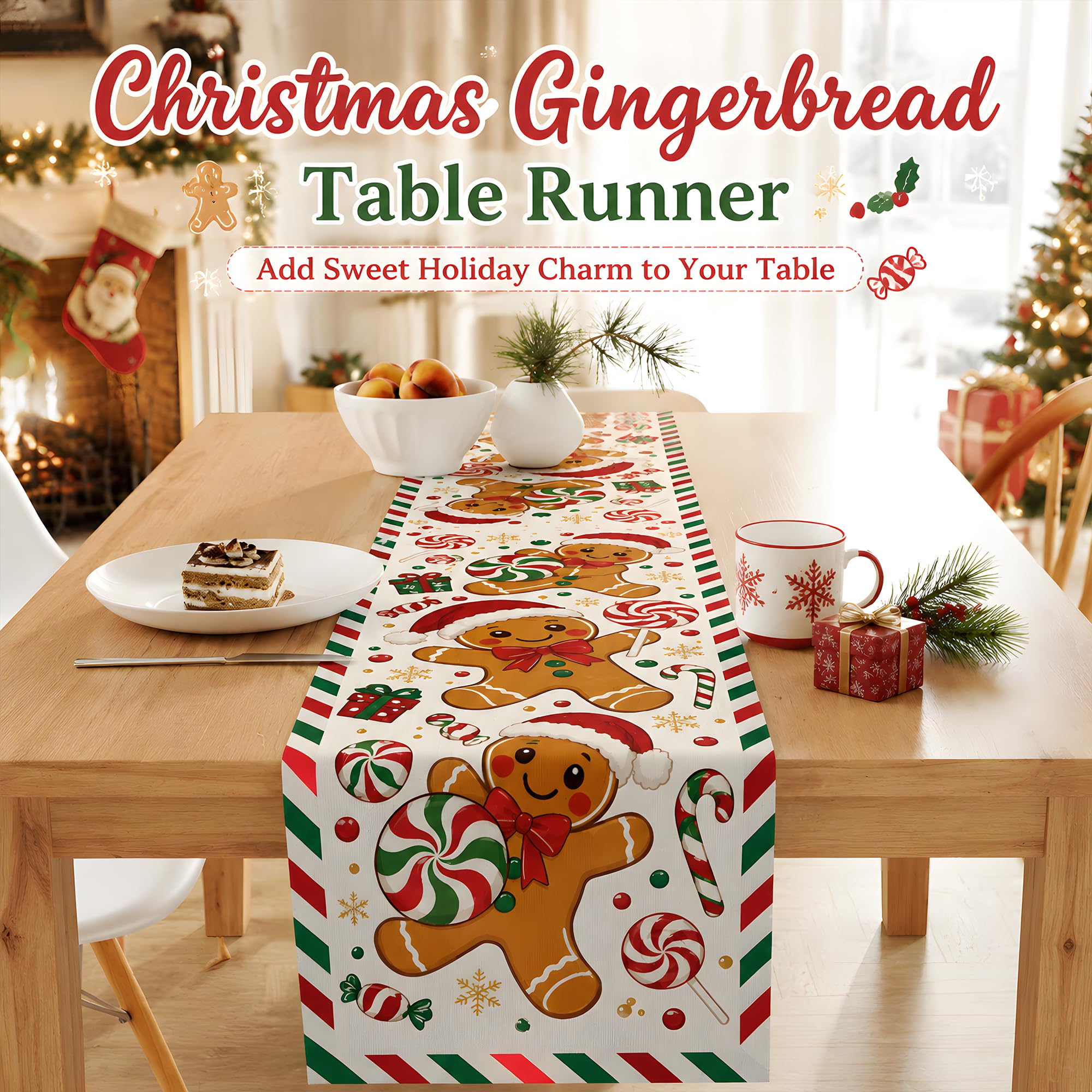 Runner da tavolo natalizio con - Linen Table Runner recensione e prezzo